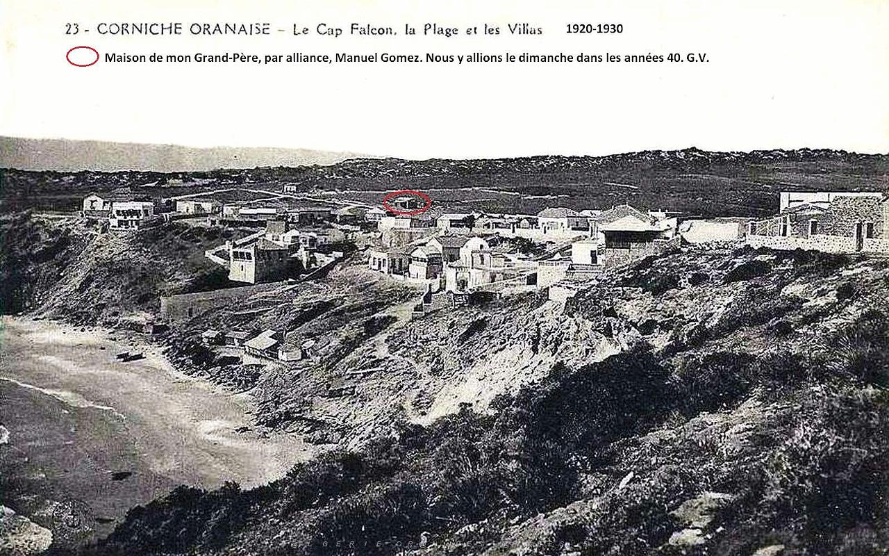 Cap Falcon - Plage et Villas - 1920.jpg